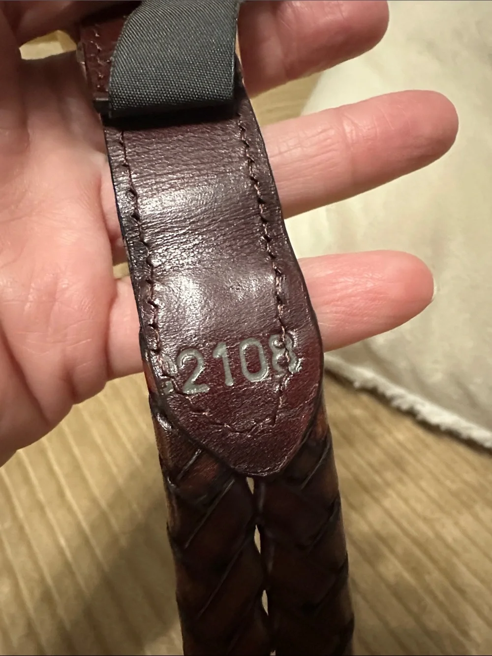 Brighton Concho Braided Leather Western Belt Brown
